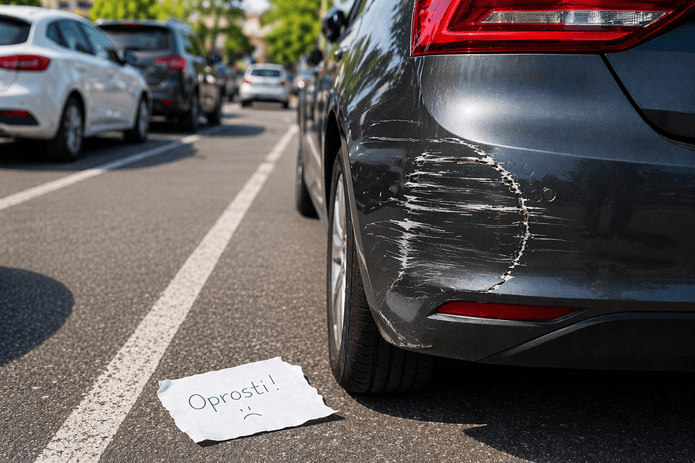 Što ako te netko udari na parkingu i pobjegne? 